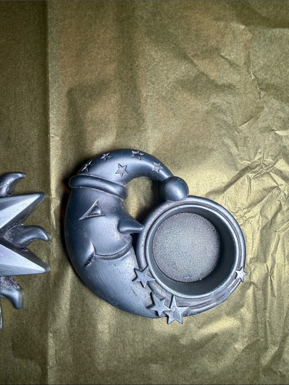 Sun and Moon Tea Light Holders - Set of 2
